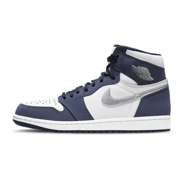 nike air jordan high midnight navy side view