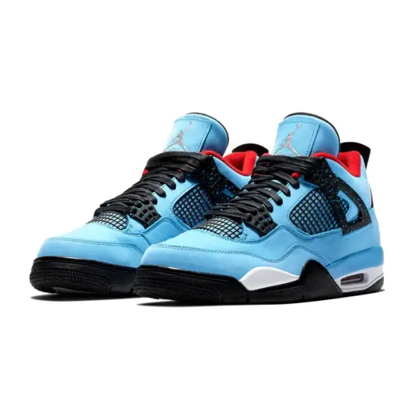 pair of jordan 4 cactus jack