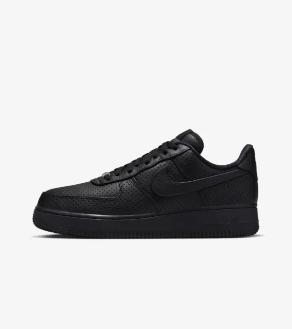 nike af low black side view