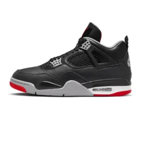 side view of jordan 4 retro bred reimagined