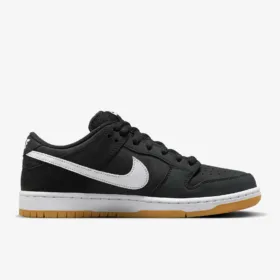 side view of black nike sb dunk low pro aa