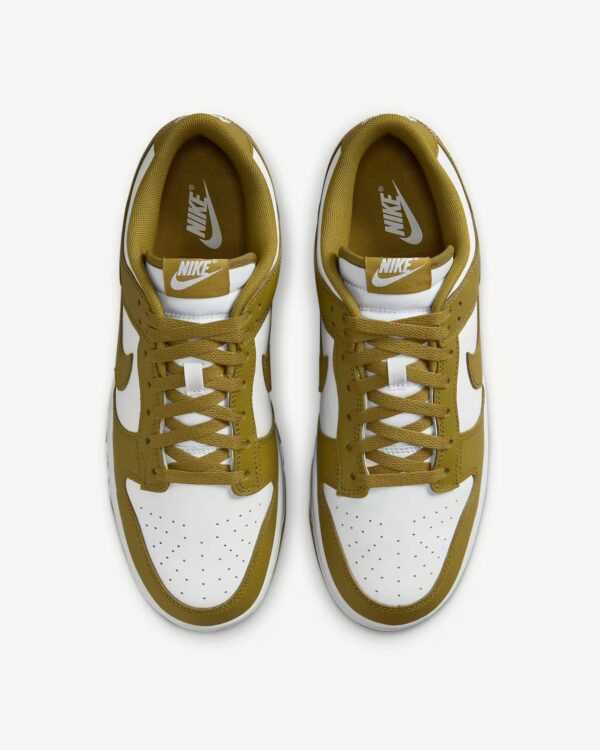 top view of nike retro low brown