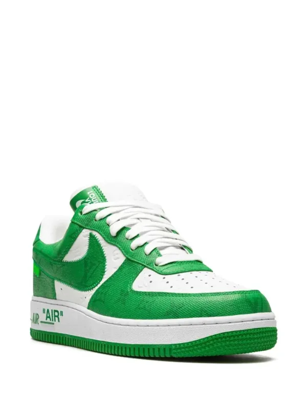 top front view of nike af lv edition green color