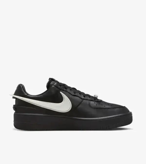 side view of nike air force ambush black color