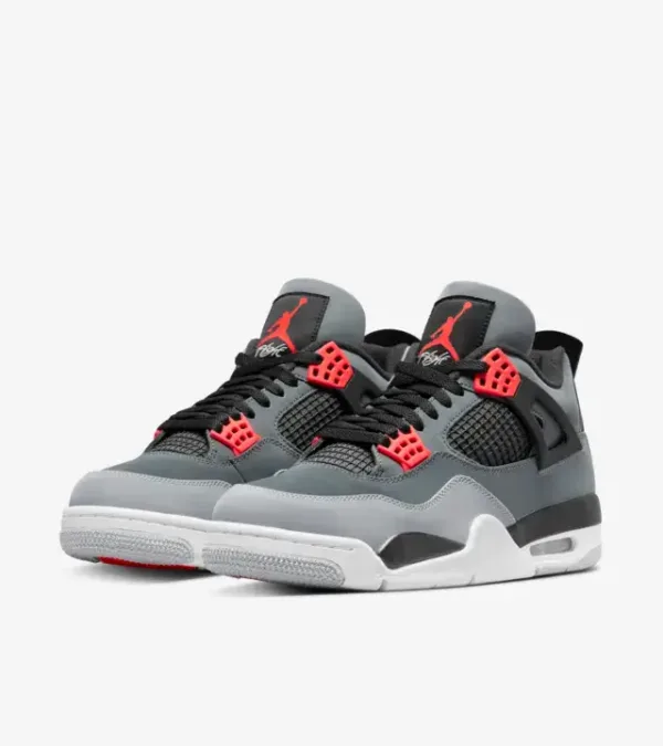 pair of jordan 4 infrared