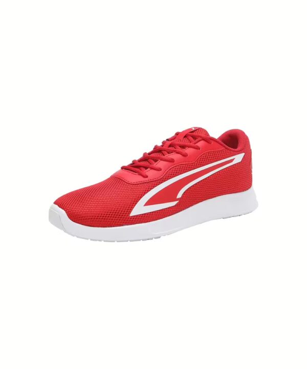 red puma tychonic sneaker side view