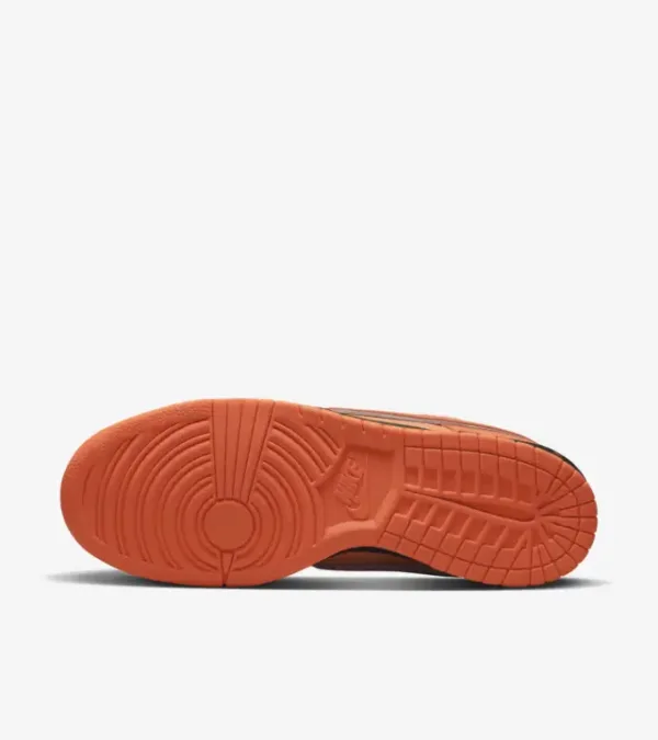 sole of nike sb dunk lobster orange