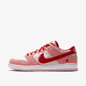 nike sb dunk strangelove pink side view