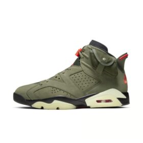 side view of jordan 6 travis scott