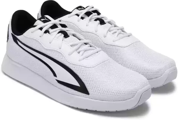 pair of white puma tychonic sneaker