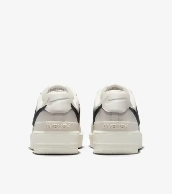 back view of nike air force ambush phantom white