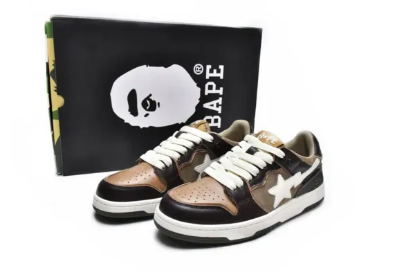 pair of bape sk8 sta with box