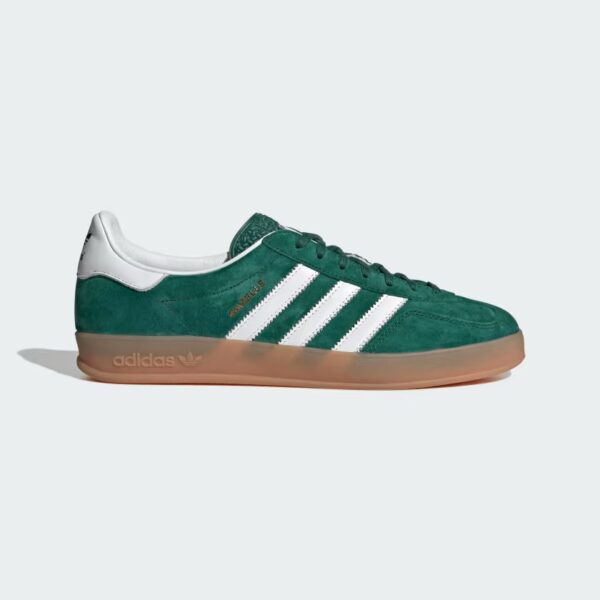 side view of green adidas gazelle