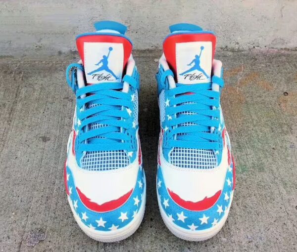 air jordan retro 4 america front view