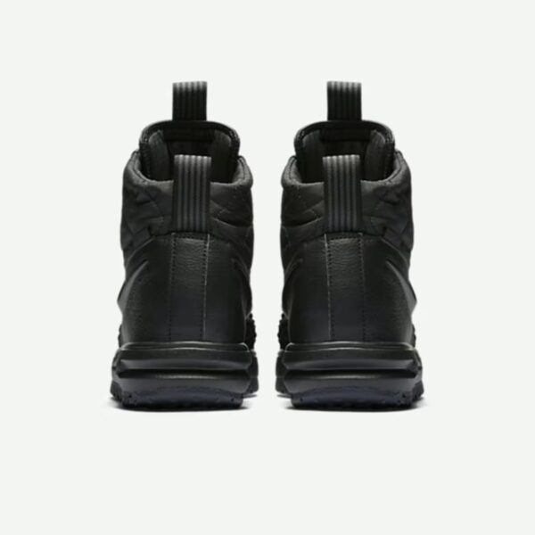 pair of lunar force 1 duckboot black back view