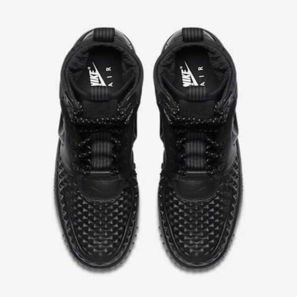 nike lunar force 1 black top view