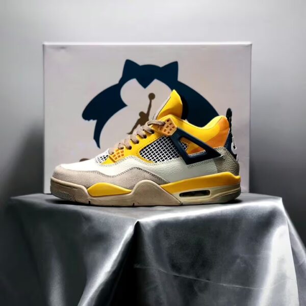 air jordan yellow snorlax with box