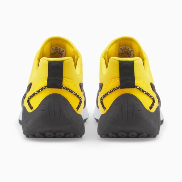 puma speedfusion motorbiking shoes yellow back view