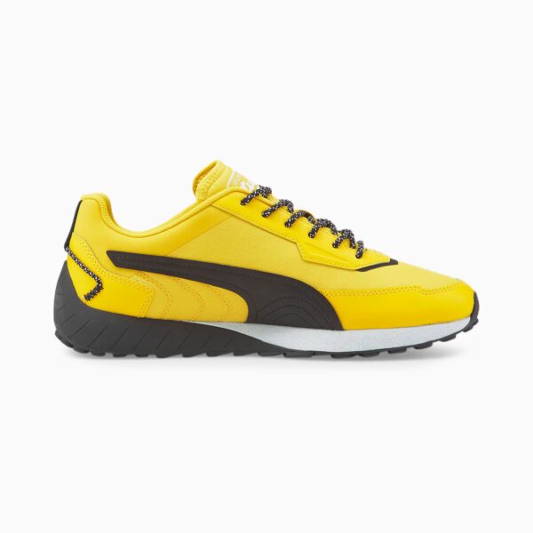 puma speedfusion motorbiking shoes yellow side view