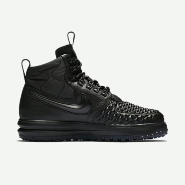 nike lunar force 1 black side view