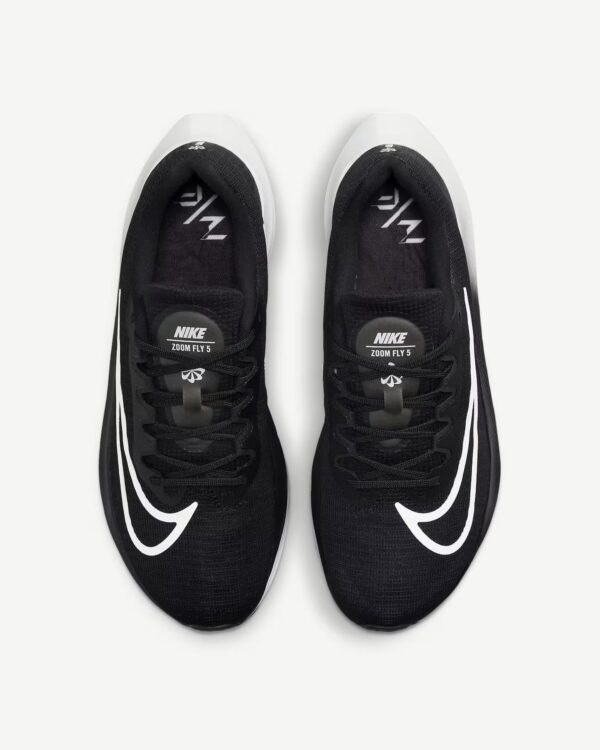 nike zoom fly 5 black top view