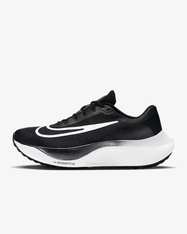 nike zoom fly 5 black side view