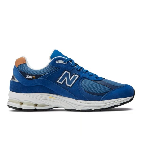 New Balance 2002r blue color side view